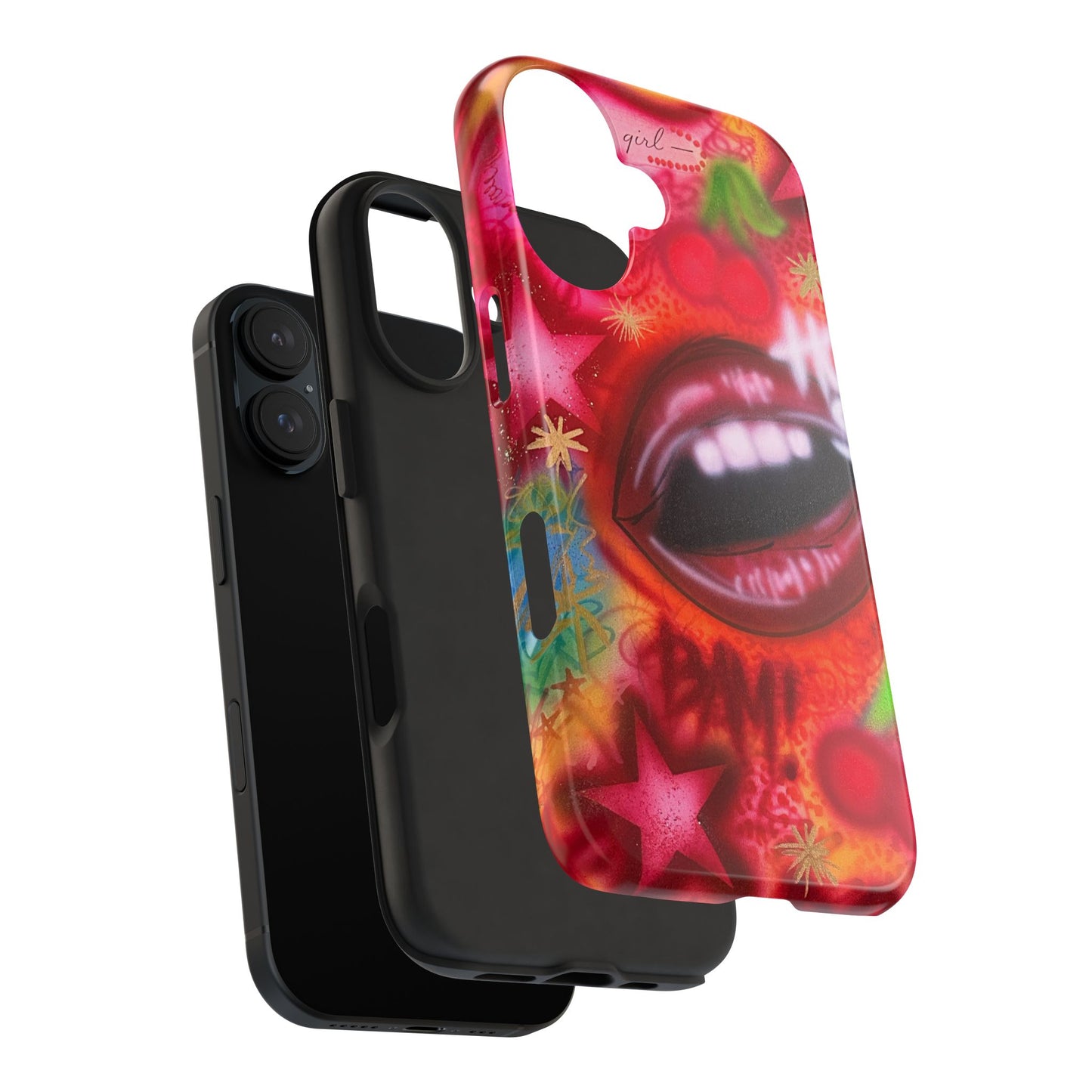 "hot stuff" airbrush iPhone case