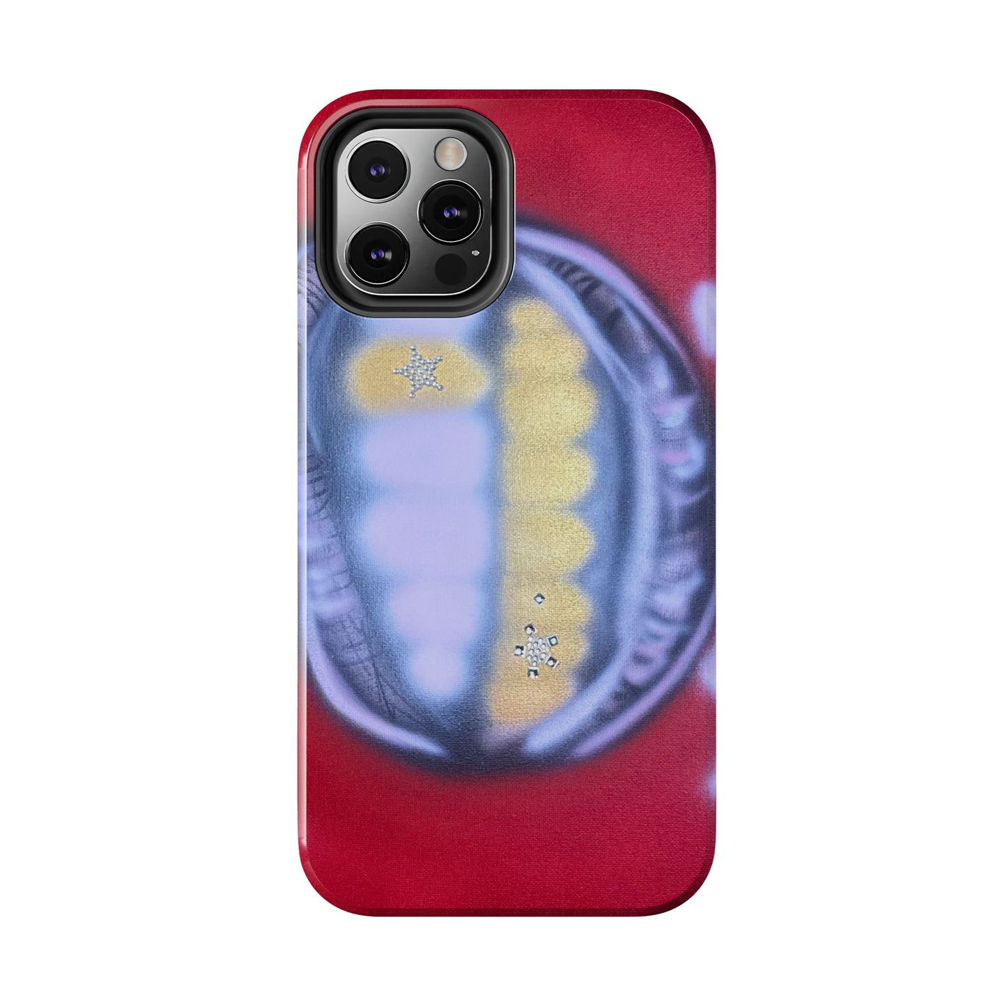 "bite me bling" airbrush iPhone case