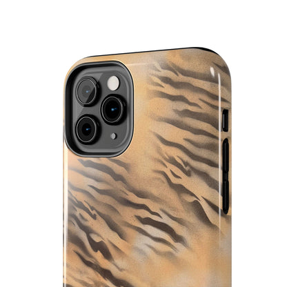 neutral tiger airbrush iPhone case