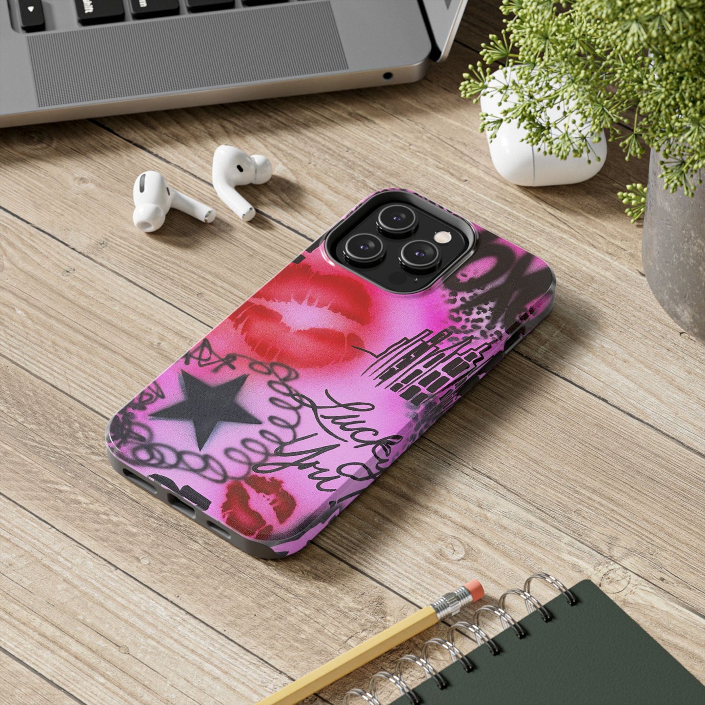 "ulterior motive" airbrush iPhone case