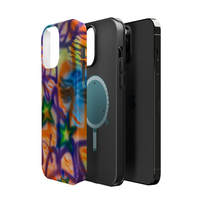 MagSafe "streetwear angel" airbrush iPhone case