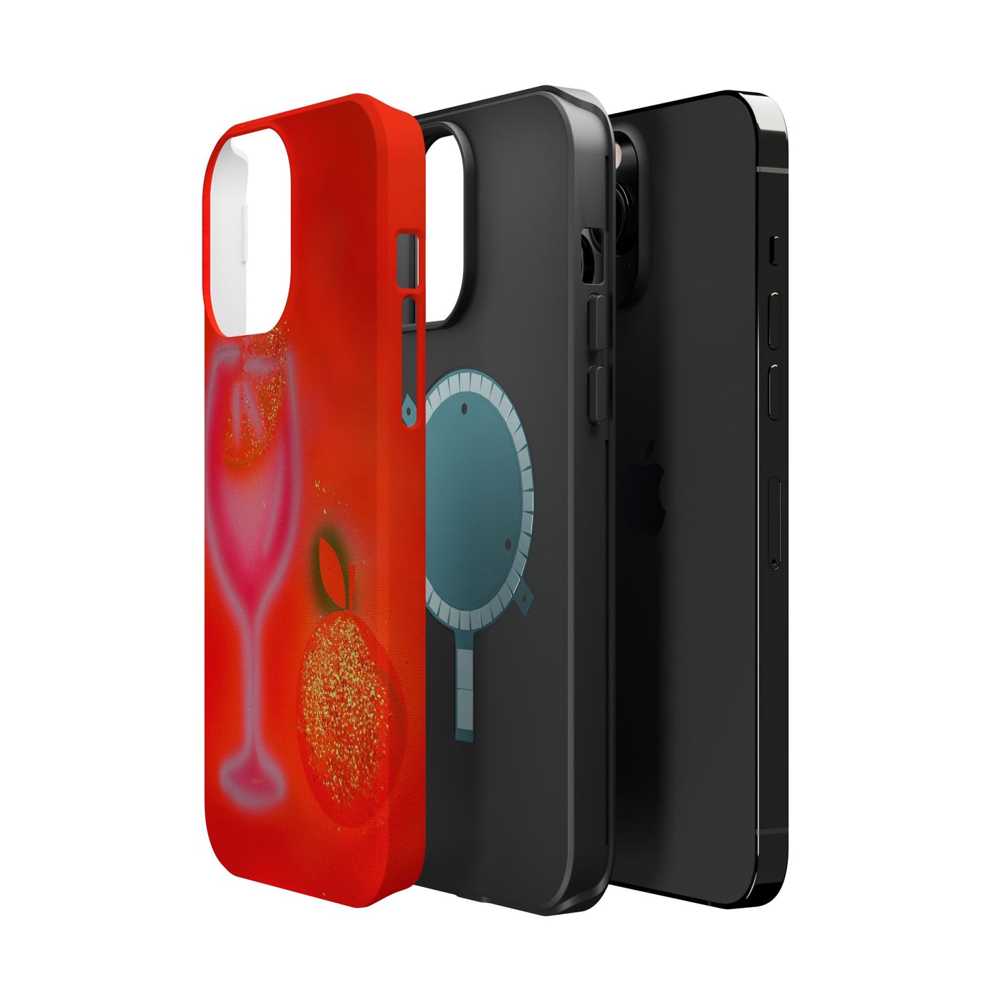 MagSafe "aperol spritz" airbrush iPhone case
