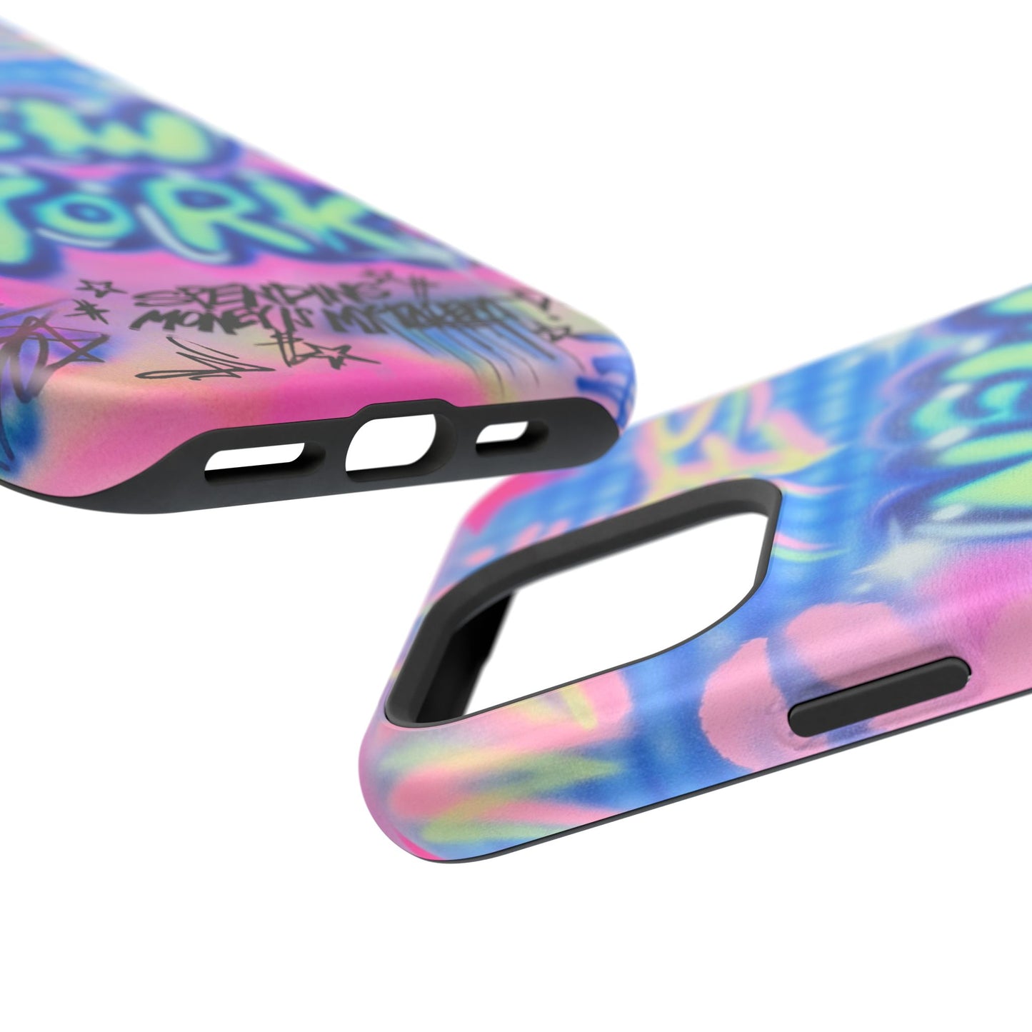 magsafe "spending $$ is my talent" airbrush iPhone case