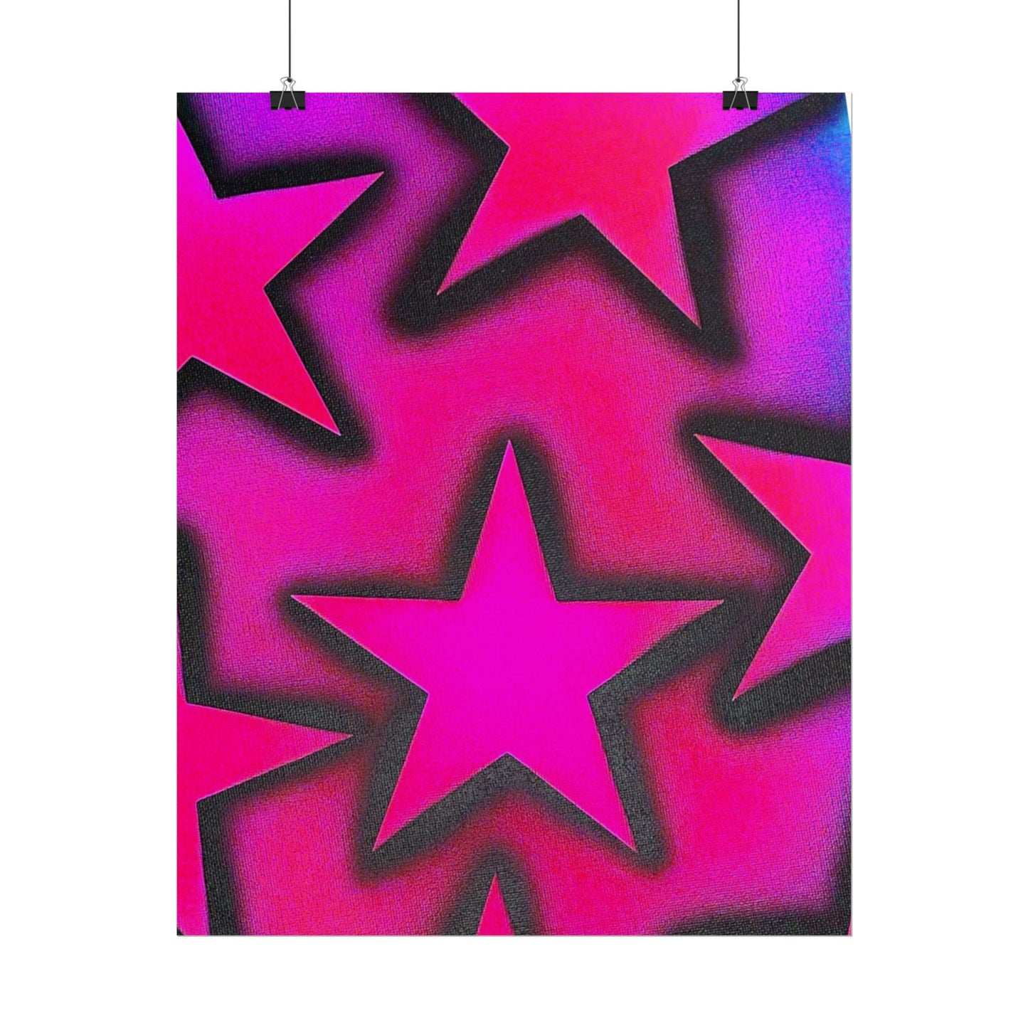 "UR A STAR! pt. 2" airbrush rolled print