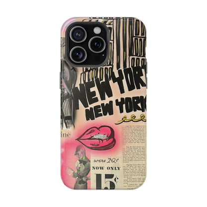 MagSafe „New York, New York“ Airbrush iPhone Hülle