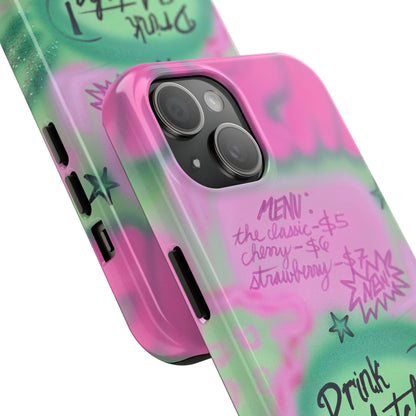 "matcha!" airbrush iPhone case