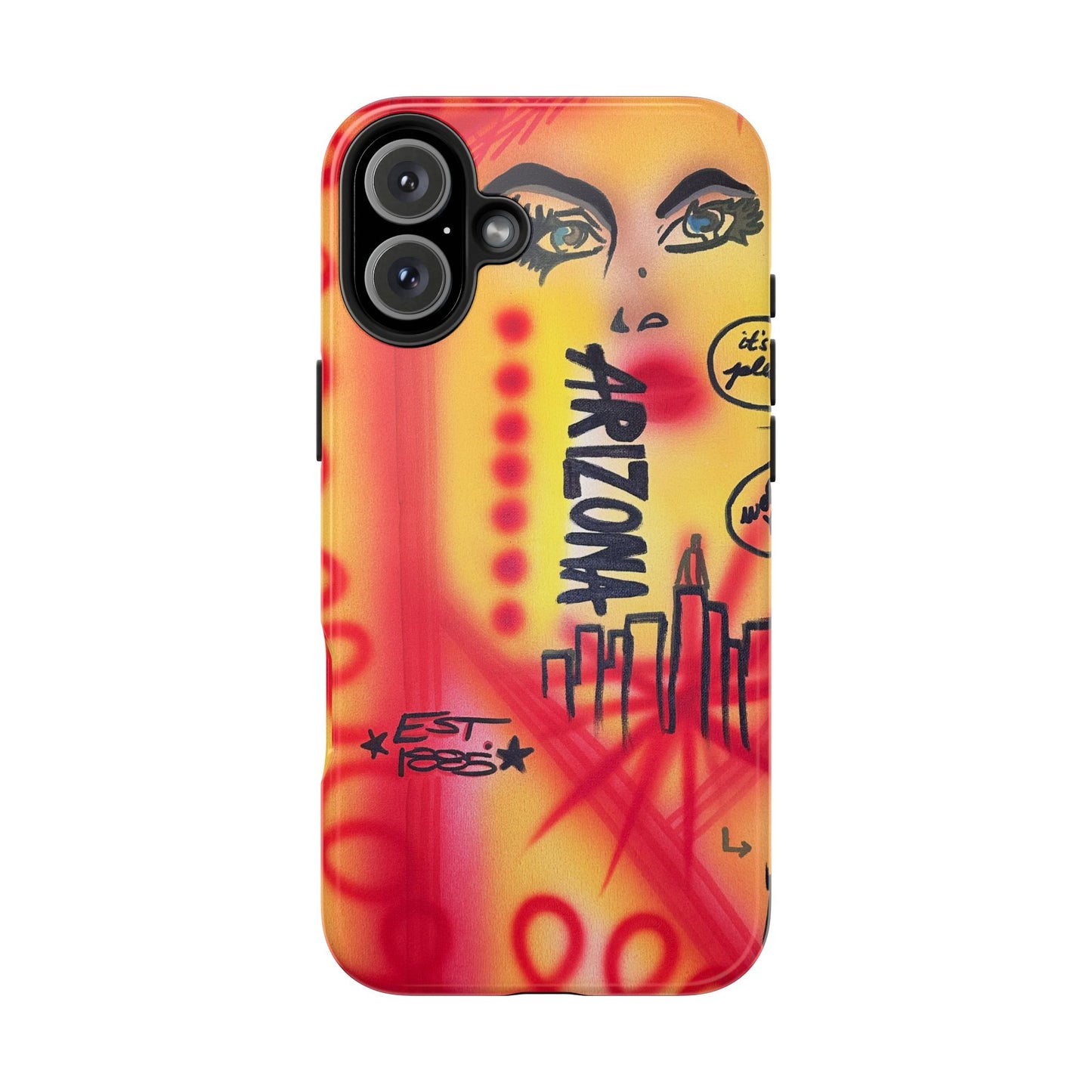 "arizona state university" airbrush iPhone case