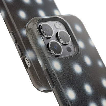 MagSafe "coconut noir polka dot" airbrush iPhone case