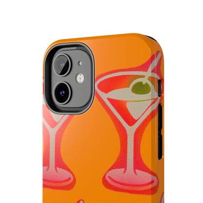 "shaken, not stirred” airbrush iPhone case