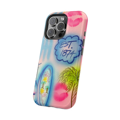 MagSafe "in the wave" airbrush iPhone case