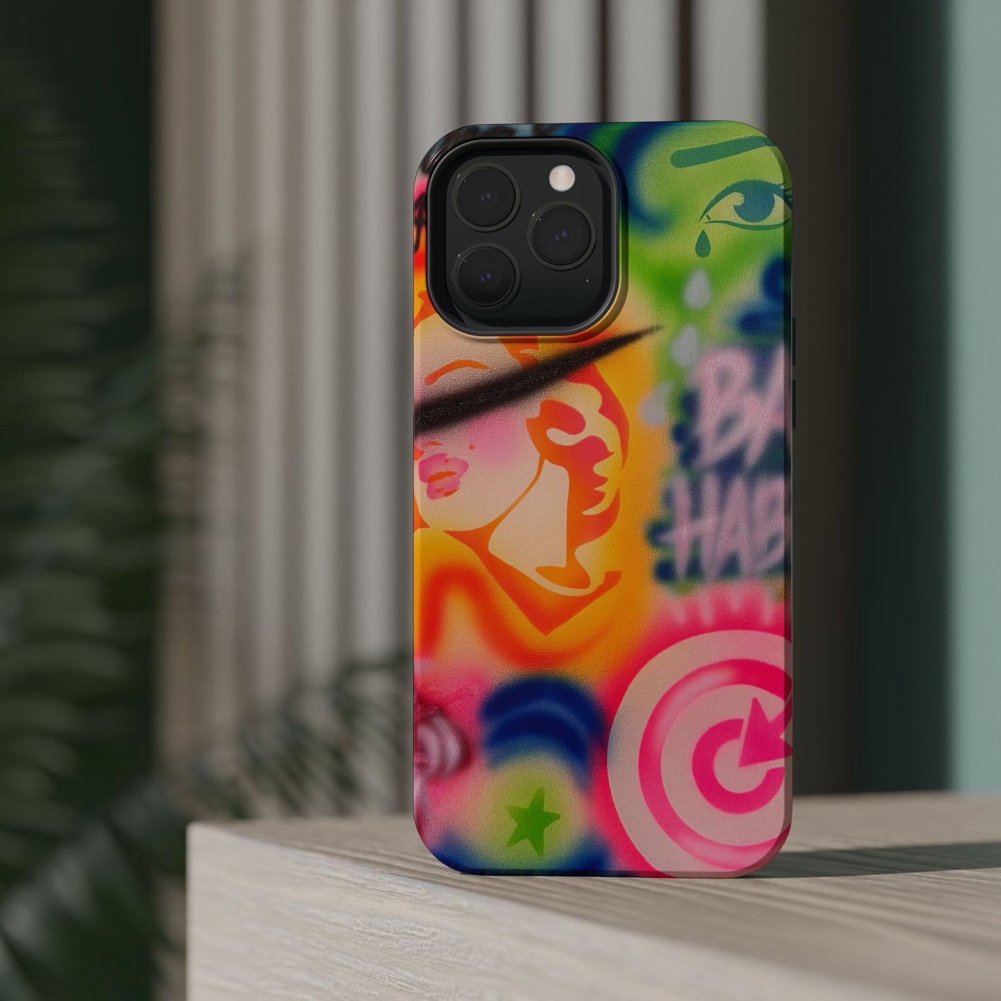 MagSafe „schlechte Angewohnheiten“ Airbrush iPhone Hülle