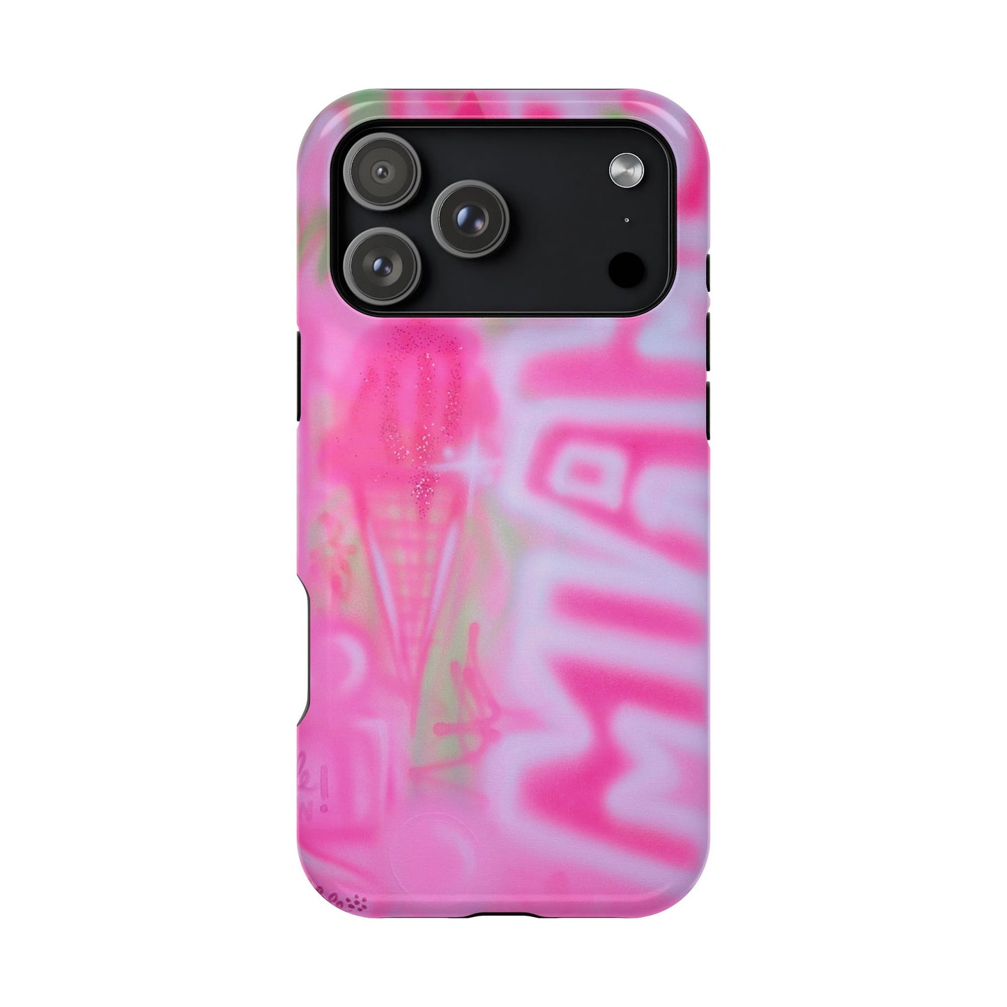 MagSafe "sunset sorbet" airbrush iPhone case