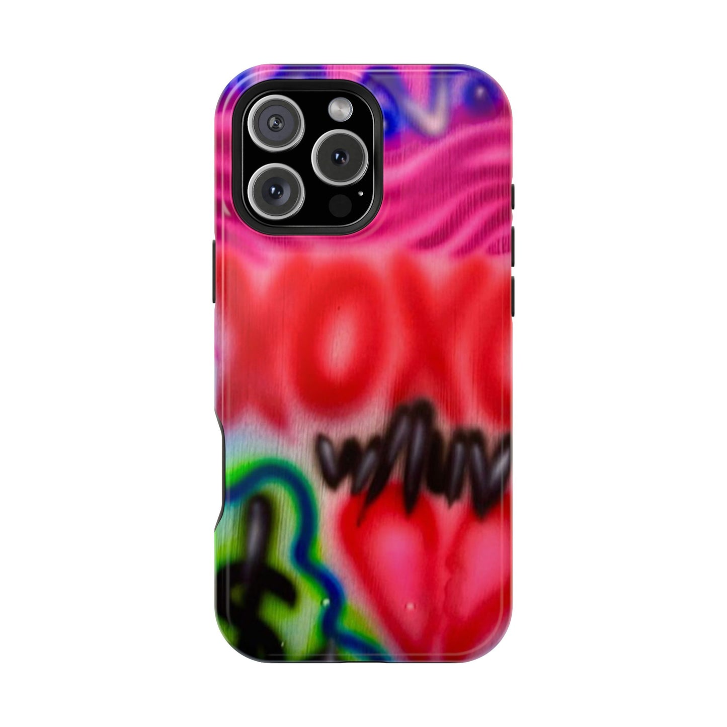 MagSafe Airbrush-iPhone-Hülle „with luv, xoxo“