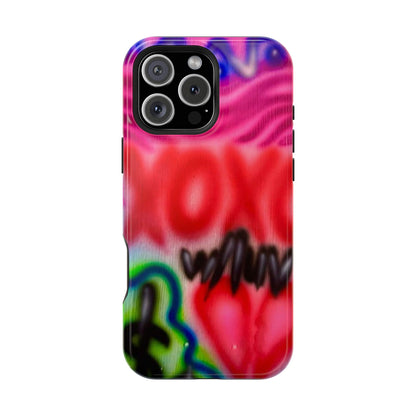 MagSafe Airbrush-iPhone-Hülle „with luv, xoxo“