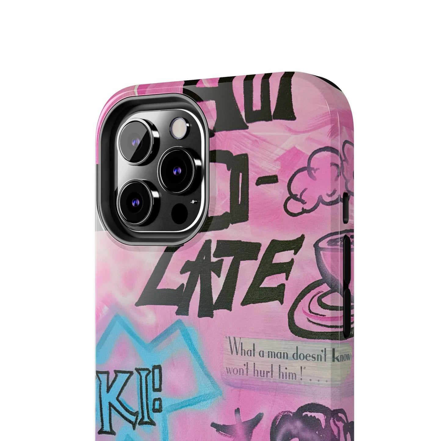 "avant le ski" airbrush iPhone case