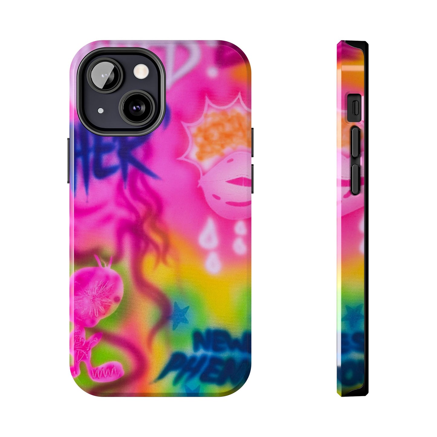 "wanted" airbrush iPhone case