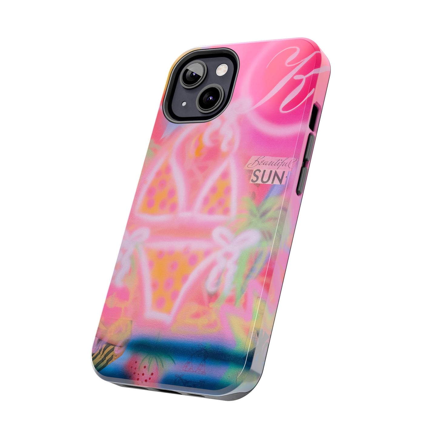 "santa monica strawberry" airbrush iPhone case