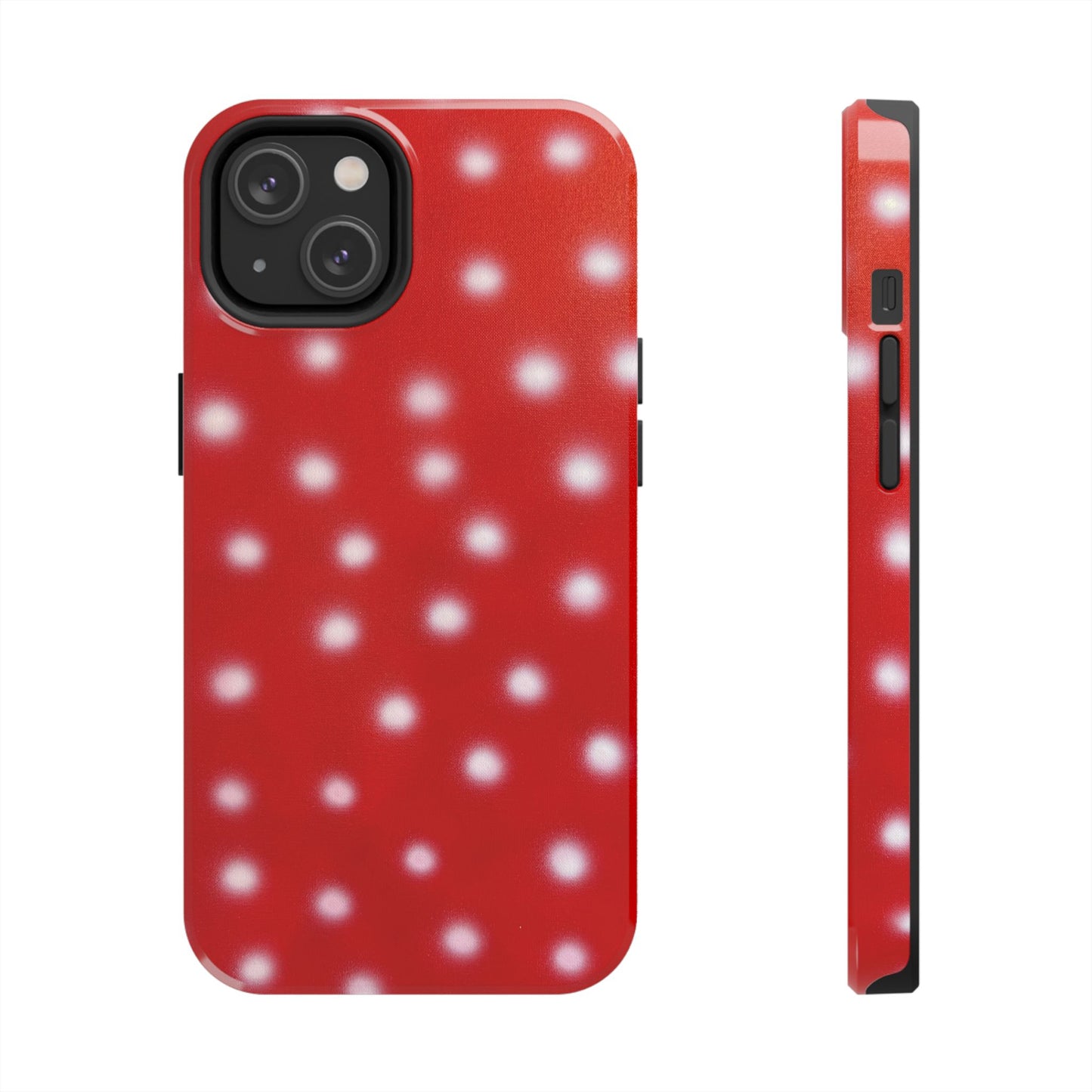 "cherry crush polka dot" airbrush iPhone case
