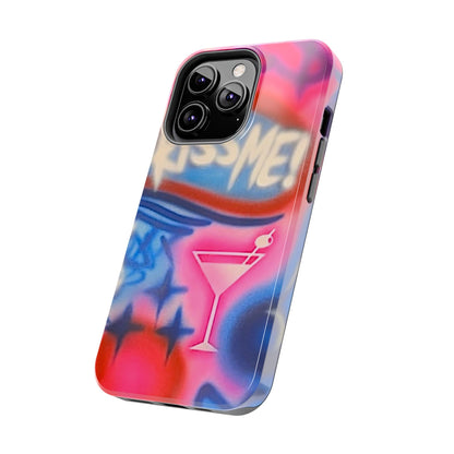 "kiss me pt. 2" airbrush iPhone case