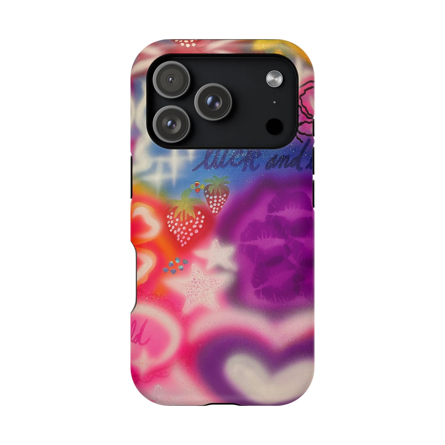 MagSafe „luck & luv pt. 2“ Airbrush iPhone Hülle