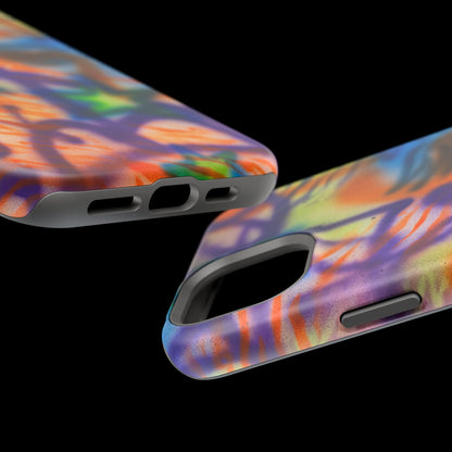 MagSafe "streetwear angel" airbrush iPhone case