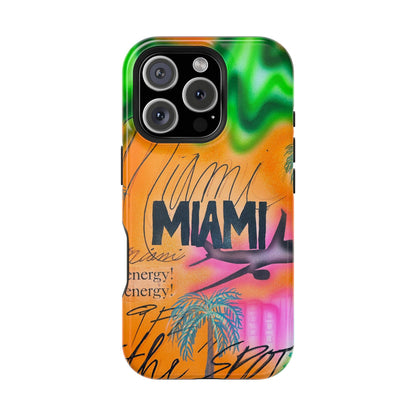 MagSafe "miami, fl" Airbrush iPhone Hülle