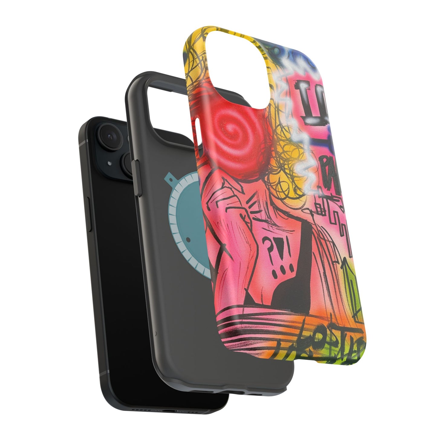 MagSafe „Lost in Paradise“ Airbrush-iPhone-Hülle
