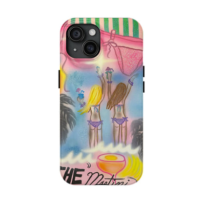 "kinis & tinis" airbrush iPhone case