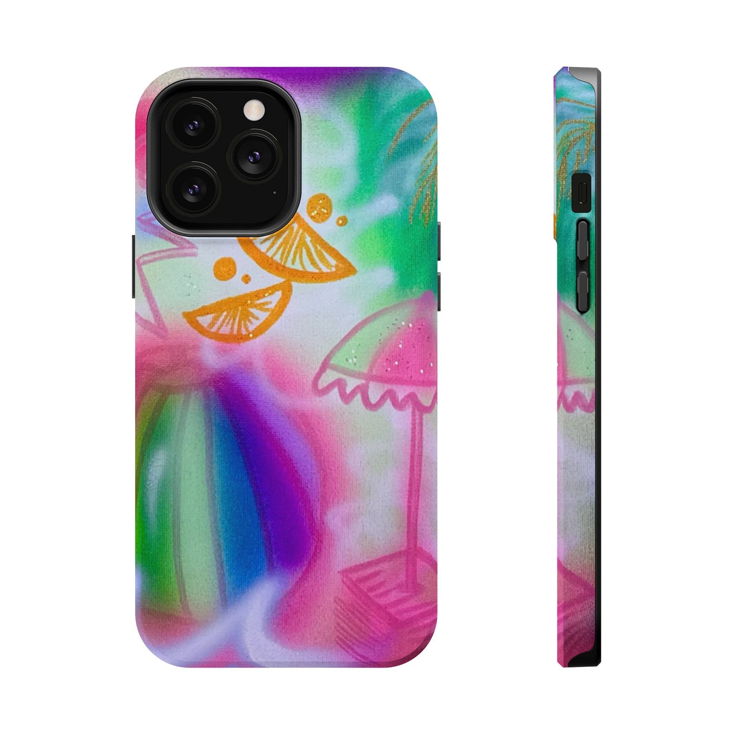MagSafe "on the beach" airbrush iPhone case