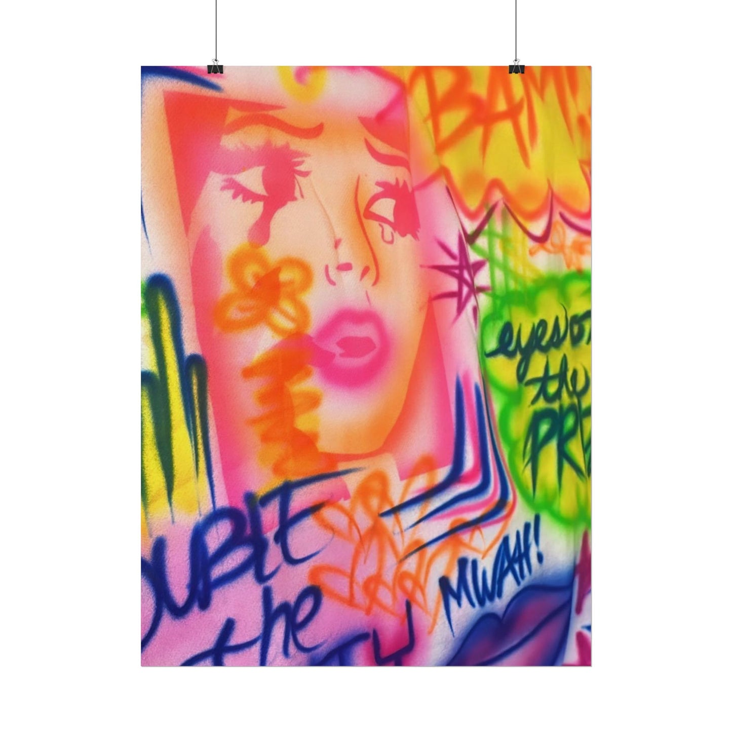 "current standards pt. 2" airbrush rolled print