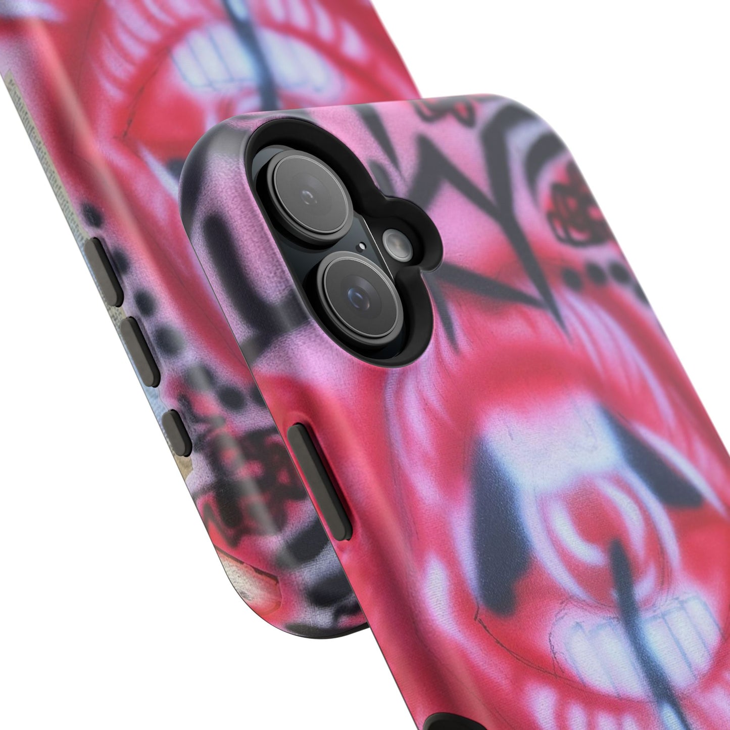 MagSafe "be happy, go lucky" Airbrush-iPhone-Hülle