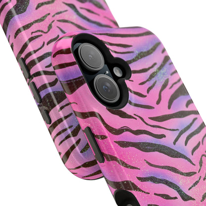 MagSafe "glitter zebra" airbrush iPhone case