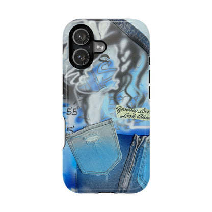 MagSafe "young lovers" airbrush iPhone case