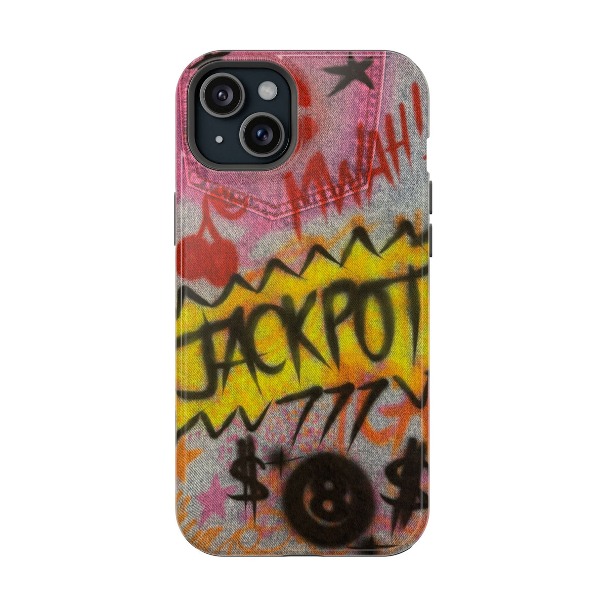 MagSafe "JACKPOT!" airbrush iPhone case