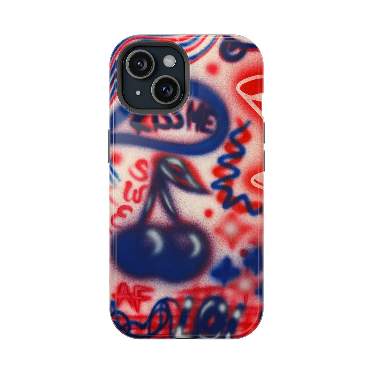 MagSafe „Kiss me“ Airbrush iPhone-Hülle