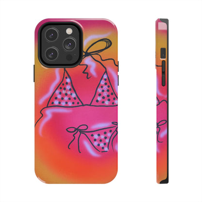 "glitter bikini" airbrush iPhone case