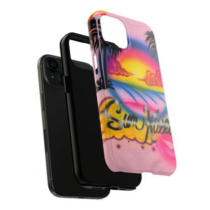 "sunkissed" airbrush iPhone case