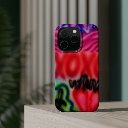MagSafe Airbrush-iPhone-Hülle „with luv, xoxo“
