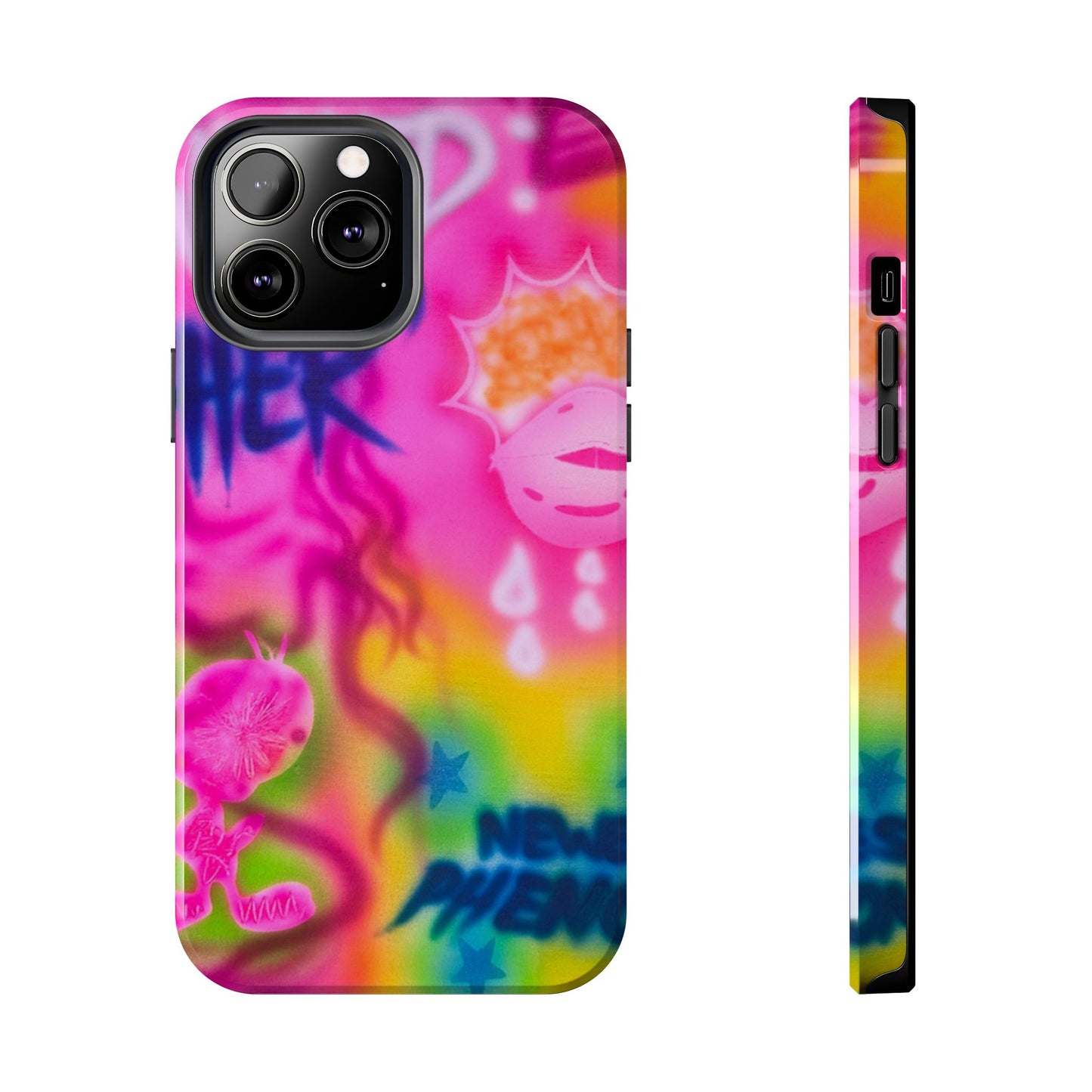 "wanted" airbrush iPhone case