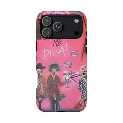 MagSafe "party diva" airbrush iPhone case