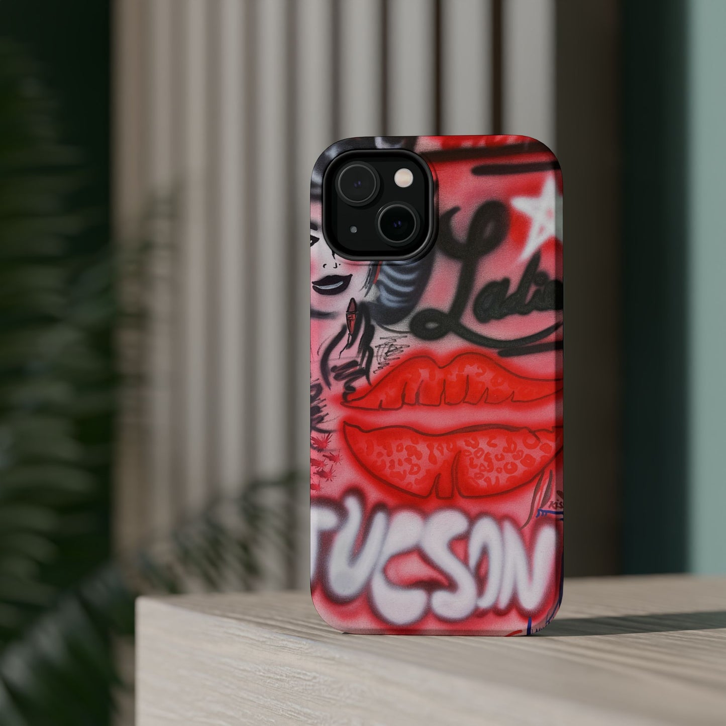 MagSafe "tucson, az" airbrush iPhone case