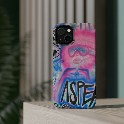MagSafe "aspen aspirations" airbrush iPhone case