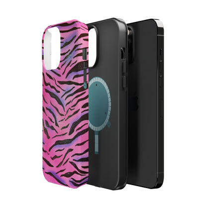 MagSafe "glitter zebra" airbrush iPhone case
