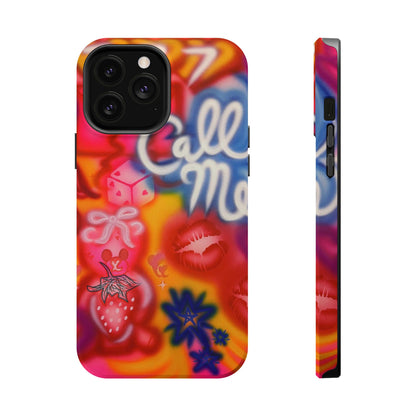 MagSafe "CALL ME!" airbrush iPhone case