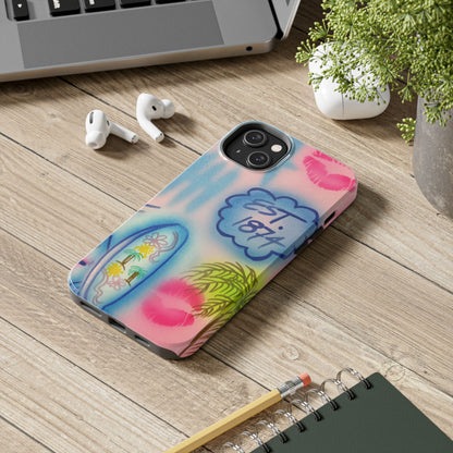 "in the wave" airbrush iPhone case