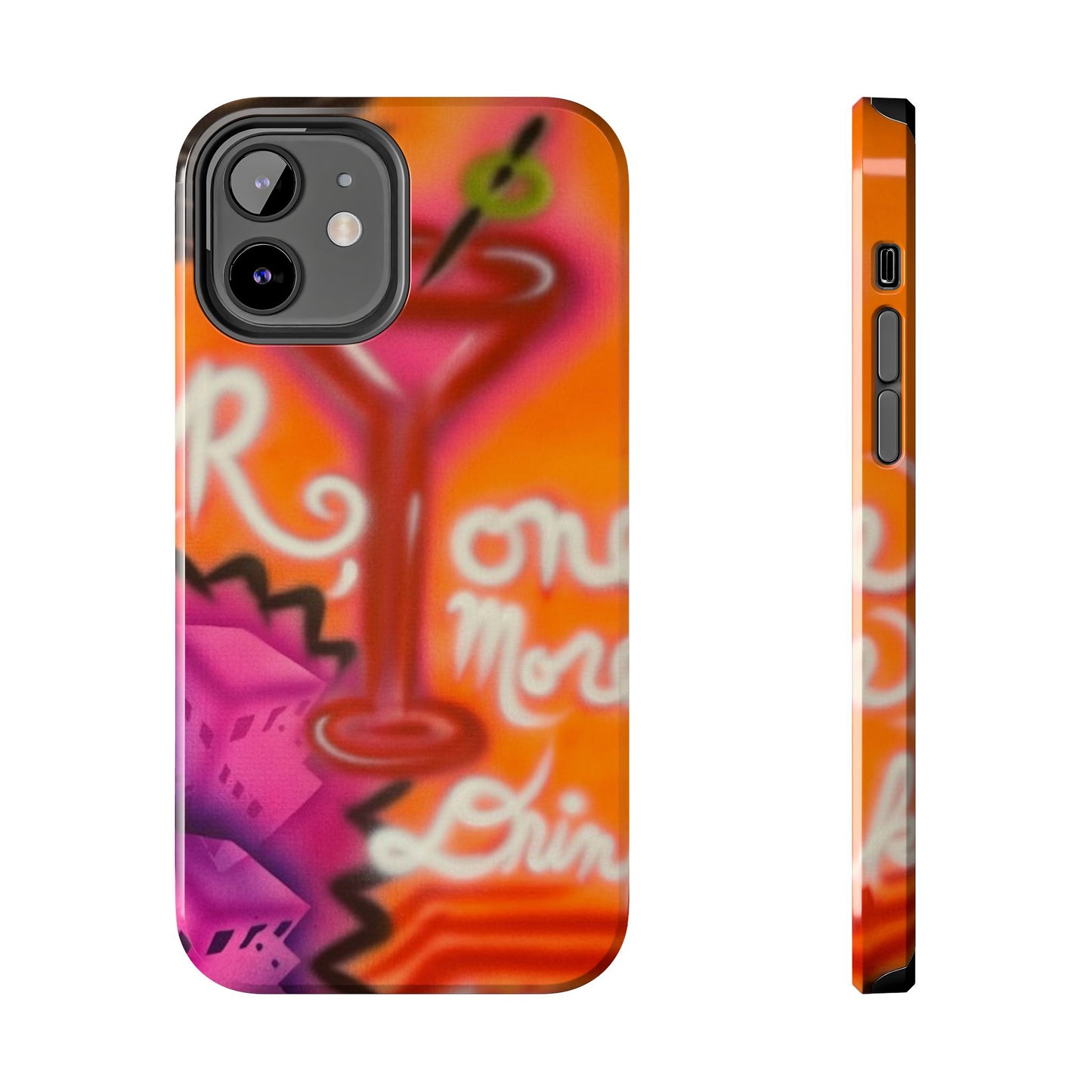 "one more drink!" airbrush iPhone case