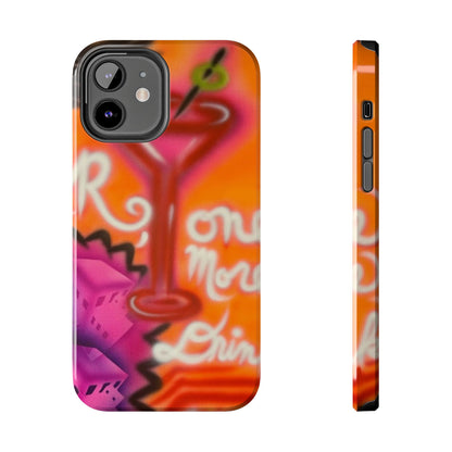 "one more drink!" airbrush iPhone case