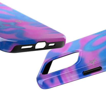 "blue camo" airbrush iPhone case