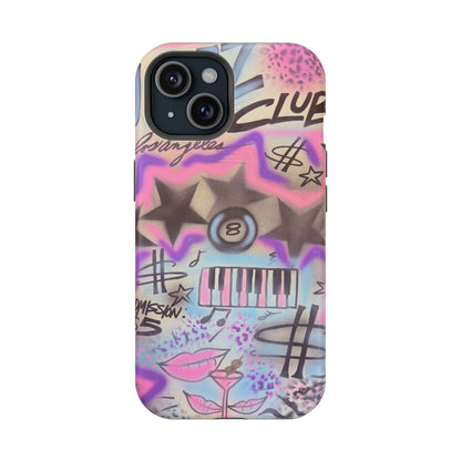MagSafe "jazz club" airbrush iPhone case