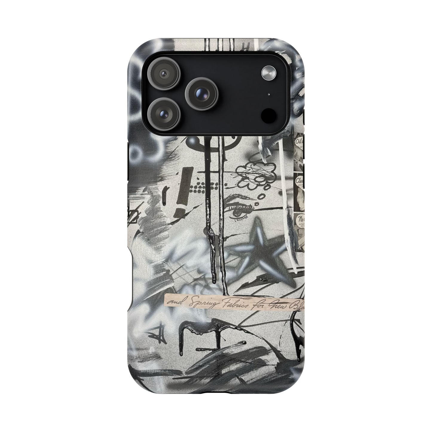 MagSafe "monochrome mood" airbrush iPhone case